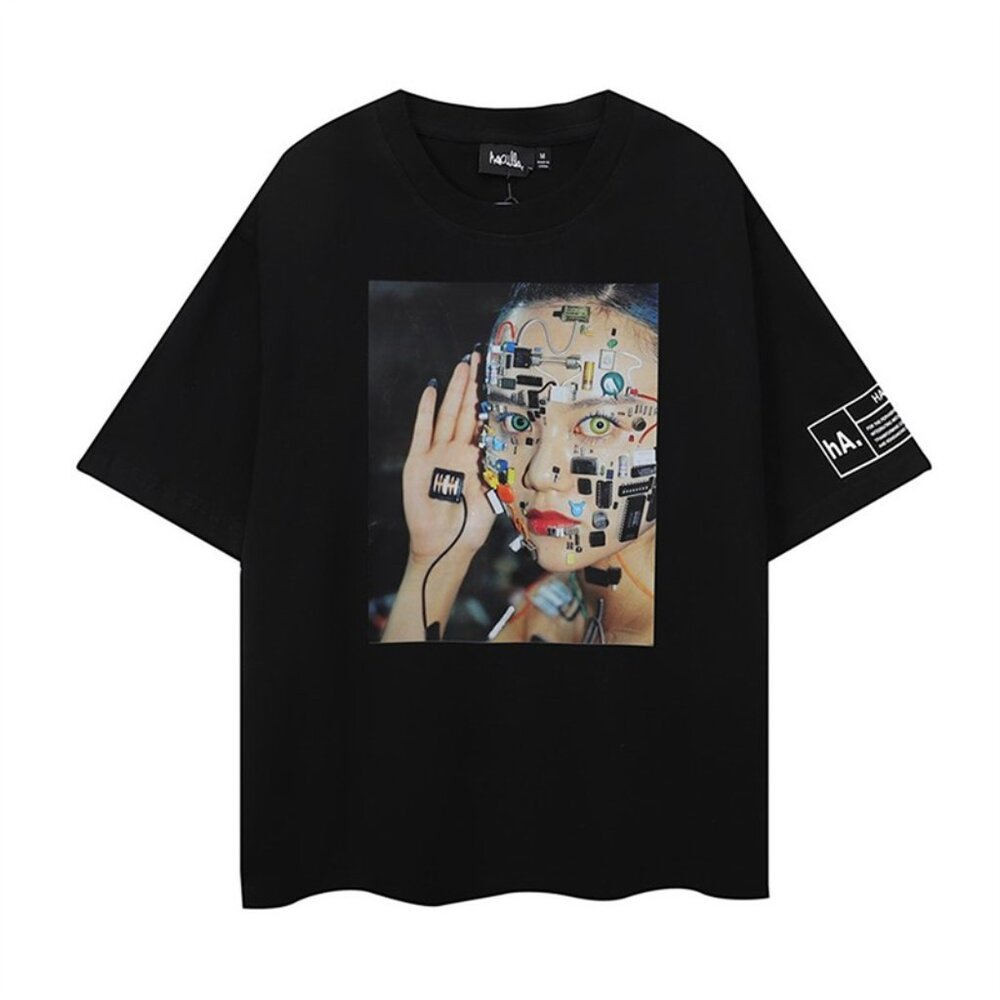 Haculla Black T Shirt With Character Print